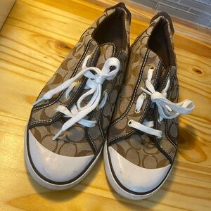 Coach canvas sneakers
